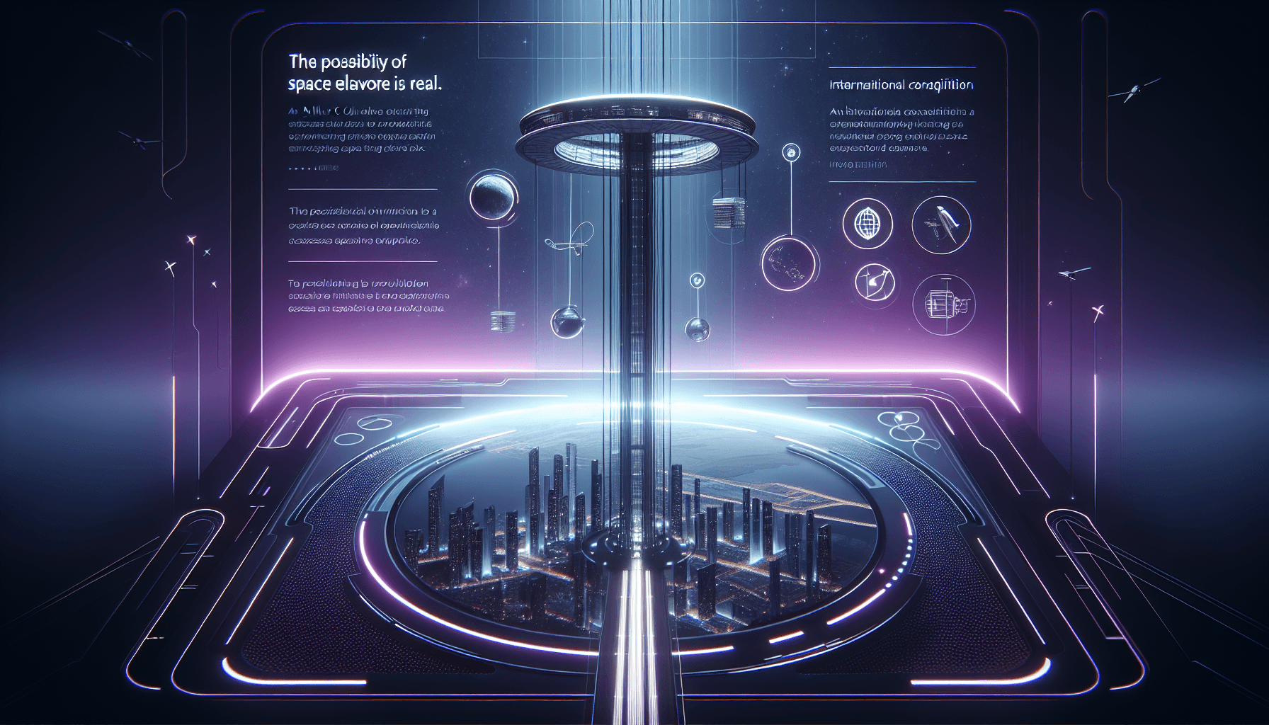 La posibilidad de elevadores espaciales es real