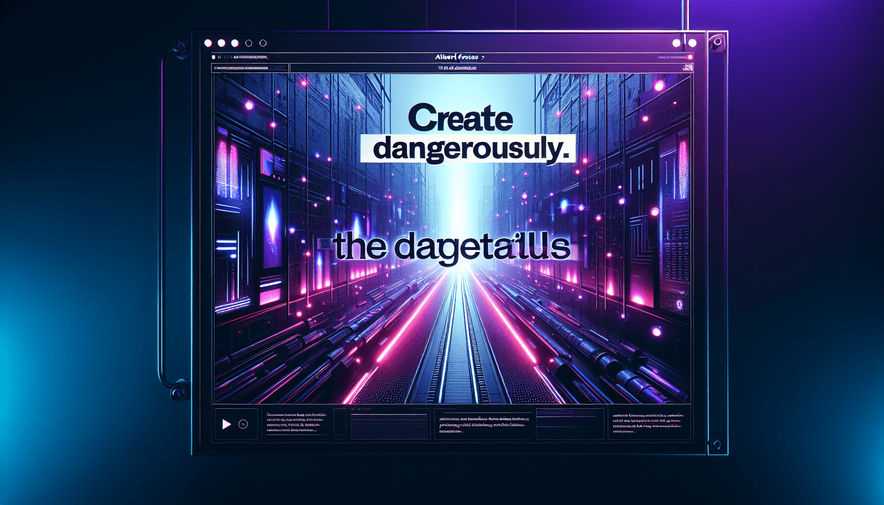 Crear peligrosamente: el llamado a los artistas